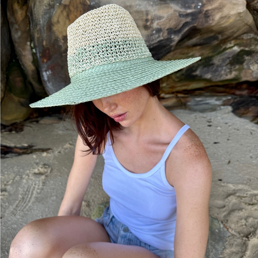 Green Sun Hat- NEW